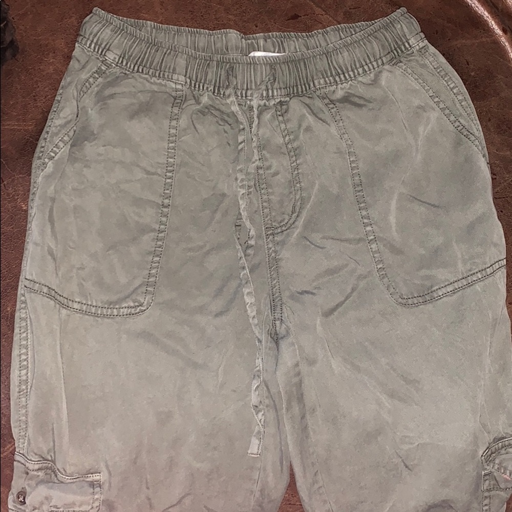 Cute Army Green Cargo Pants